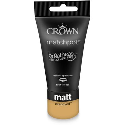 Crown Breatheasy Matt Emulsion Tester Pot - Overjoyed - Thumbnail 2