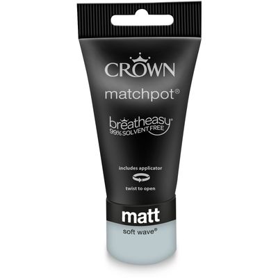 Crown Breatheasy Matt Emulsion Tester Pot - Soft Wave