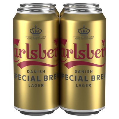 Carlsberg Special Brew Strong Lager Beer 4 x 440ml Cans