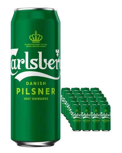 Carlsberg Danish Pilsner Multipack, 24 x 500 ml - Thumbnail 2