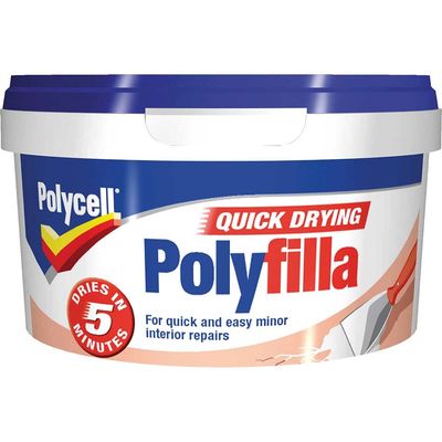 Polycell 5085286 Multipurpose Quick Drying Polyfilla Tub 500G