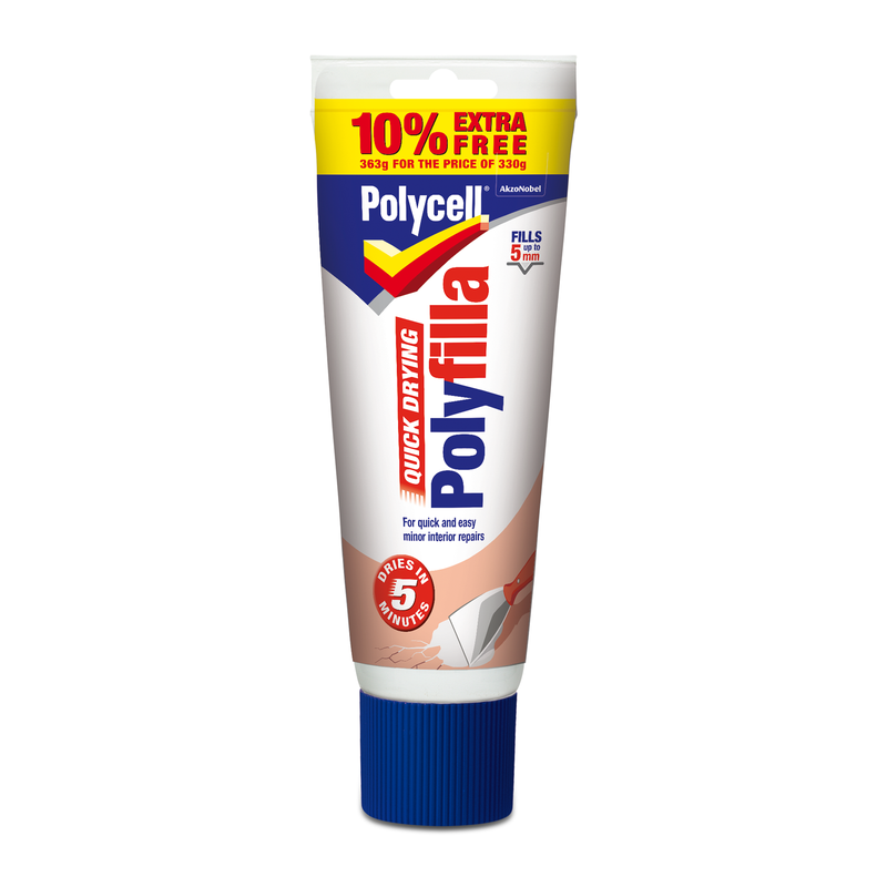 Polycell 5093000 Multipurpose Quick Drying Polyfilla 330G + 10% Extra - Image 1