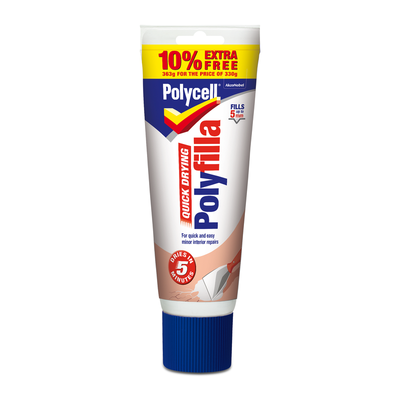 Polycell 5093000 Multipurpose Quick Drying Polyfilla 330G + 10% Extra