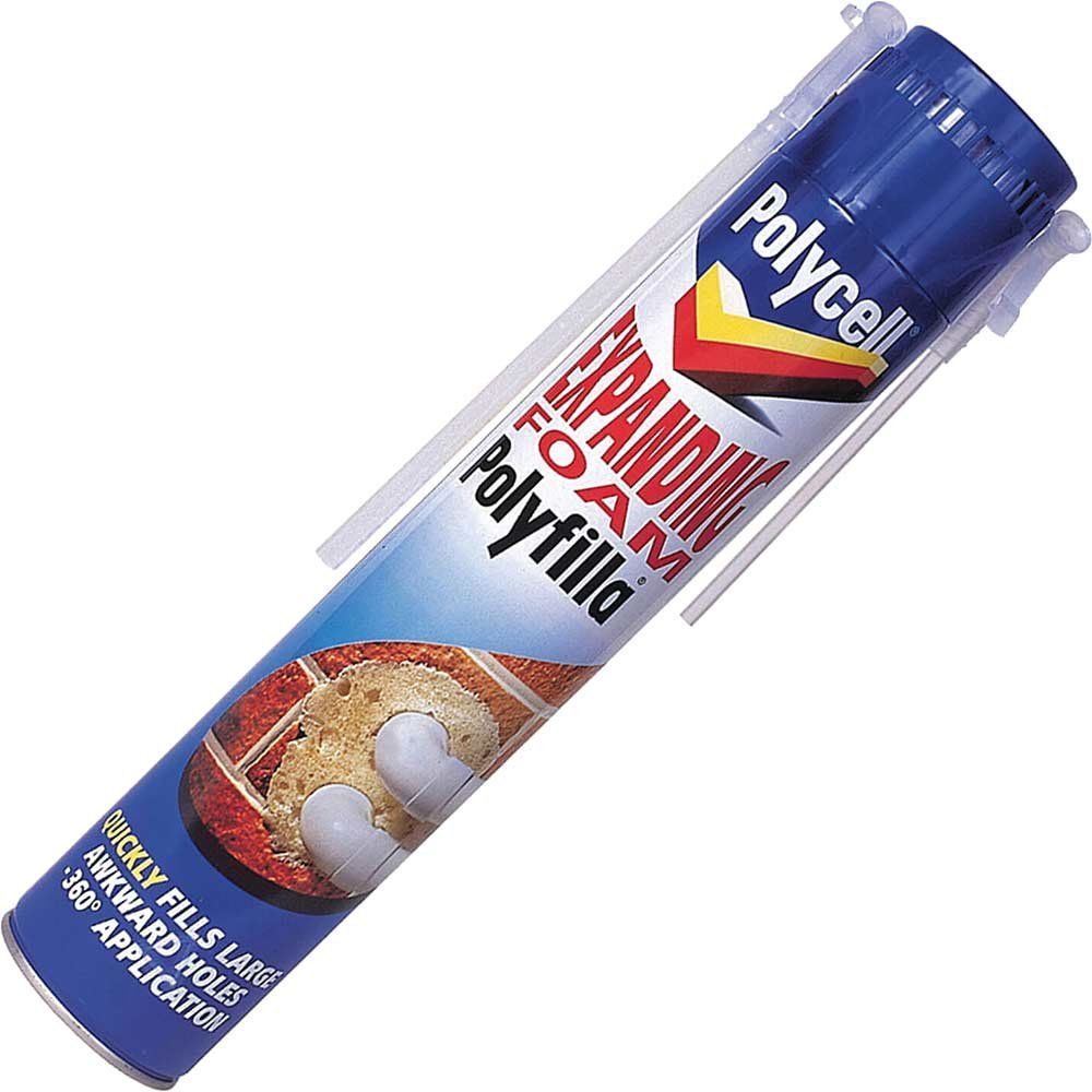 Polycell 5084934 Expanding Foam Polyfilla 825Ml - Image 1