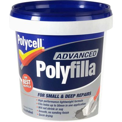Polycell 5085022 Polyfilla Advance All In One Tub 600Ml