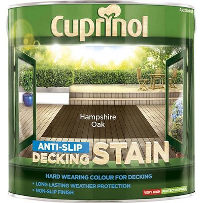 Cuprinol 5092620 Anti-Slip Decking Stain Hampshire Oak 2.5 Litre