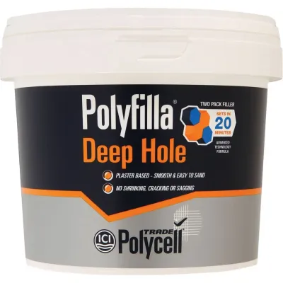 Polycell Polyfilla Trade Deep Hole Filler 1kg - Thumbnail 2