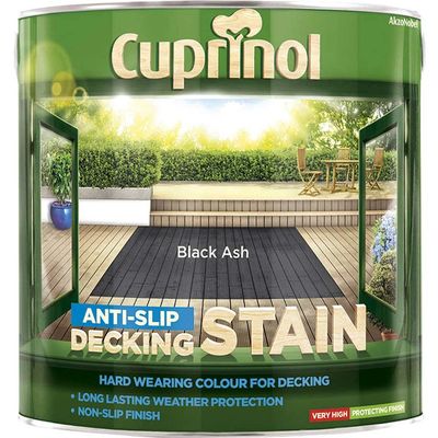 Cuprinol 5122405 Anti-Slip Decking Stain Black Ash 2.5 Litre