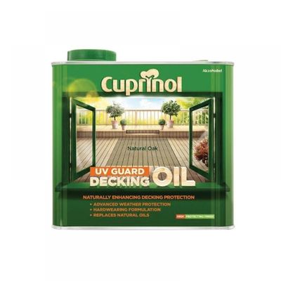 Cuprinol UV Guard Decking Oil 2.5L Natural Oak