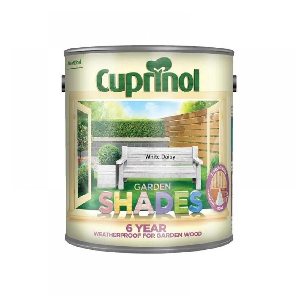 Cuprinol 5159077 Garden Shades White Daisy 2.5 Litre - Image 1