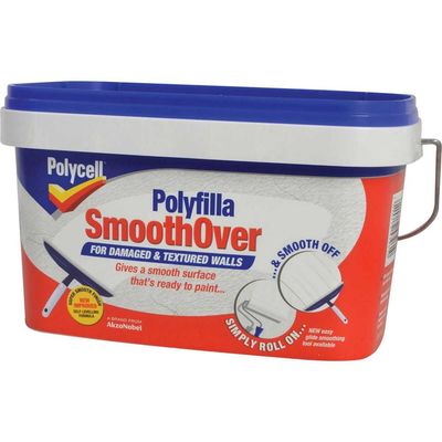 Polycell 5190661 Smoothover Damaged / Textured Walls 2.5 Litre