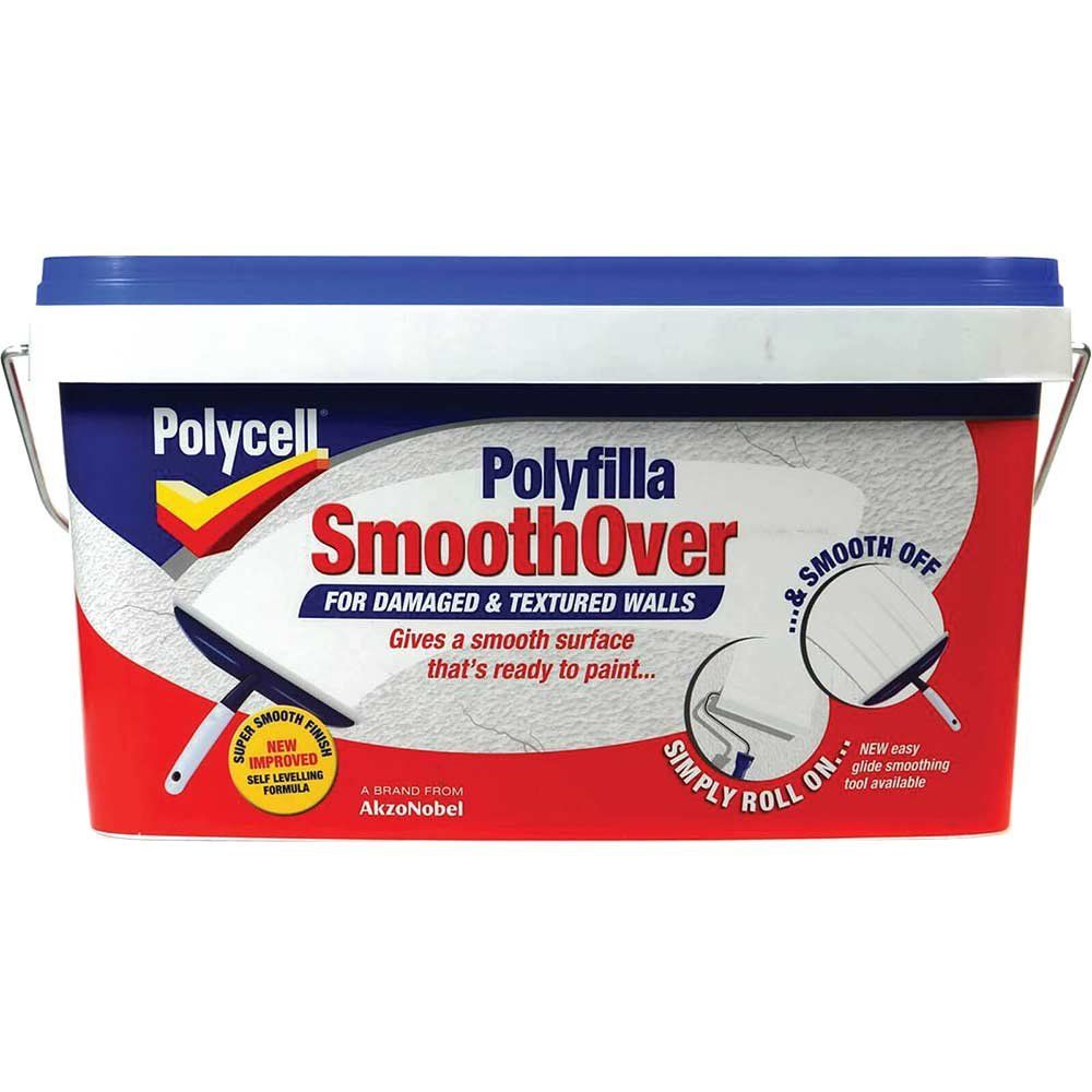 Polycell 5190662 Smoothover Damaged / Textured Walls 5 Litre - Image 1