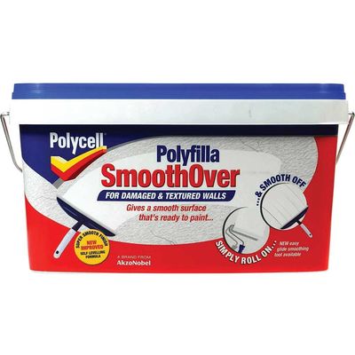 Polycell 5190662 Smoothover Damaged / Textured Walls 5 Litre
