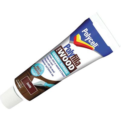Polycell 5207189 Polyfilla For Wood General Repairs Tube Dark 330G