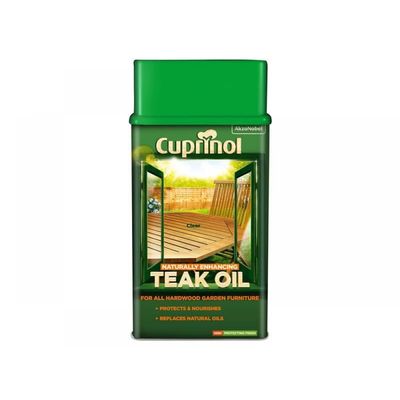 Cuprinol Naturally Enhancing Teak Oil 1L Clear