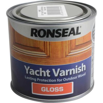 Ronseal 08882 Exterior Yacht Varnish Gloss 500Ml