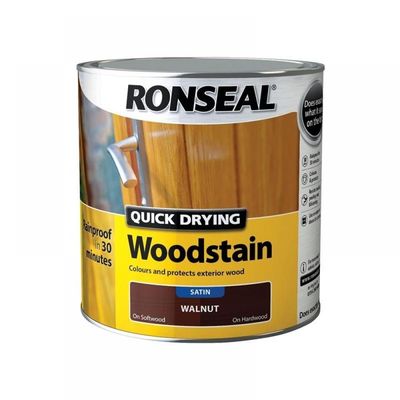 Ronseal Quick Drying Woodstain 2.5L - Deep Mahogany - Thumbnail 2