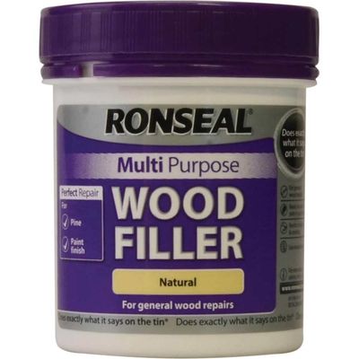 Ronseal 34735 Multipurpose Wood Filler Tub Natural 250G