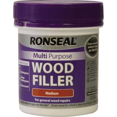 Ronseal 34737 Multipurpose Wood Filler Tub Medium 250G