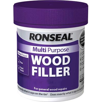 Ronseal 34738 Multipurpose Wood Filler Tub Dark 250G