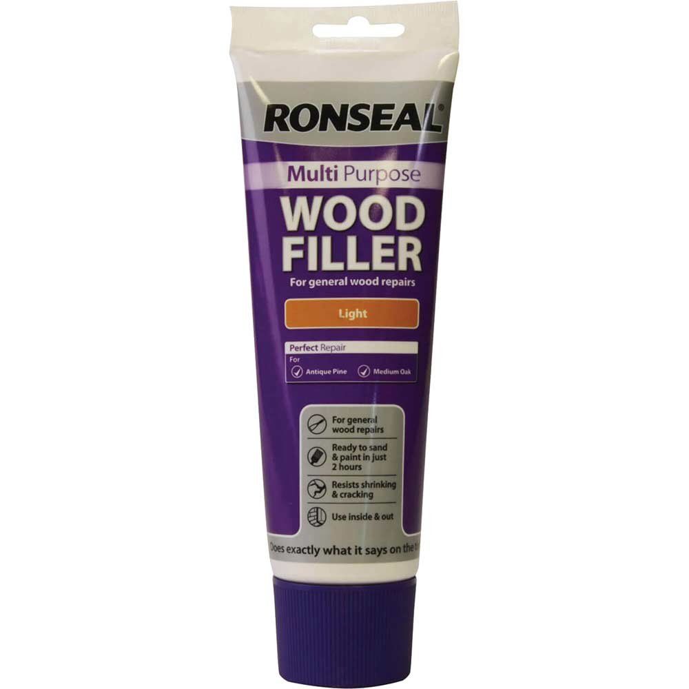Ronseal 34741 Multipurpose Wood Filler Tube Light 325G - Image 1