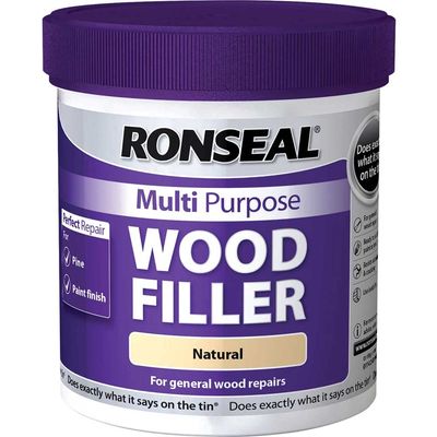 Ronseal 32039 Multipurpose Wood Filler Tub Natural 930G