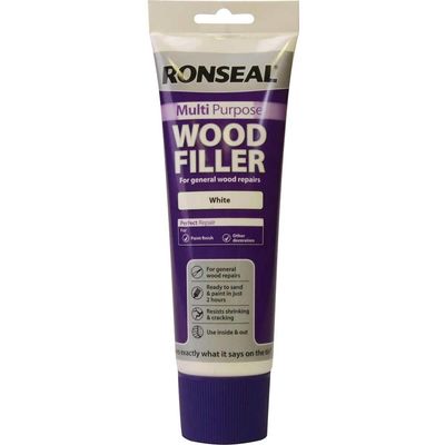 Ronseal 34744 Multipurpose Wood Filler Tube White 325G