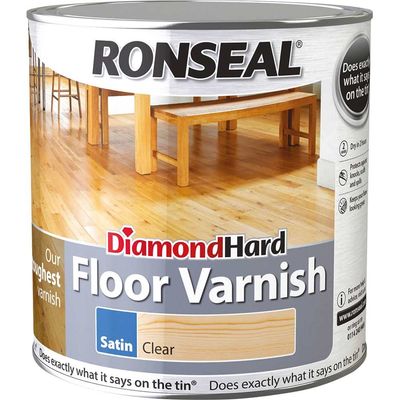 Ronseal 33607 Diamond Hard Floor Varnish Gloss 5 Litre