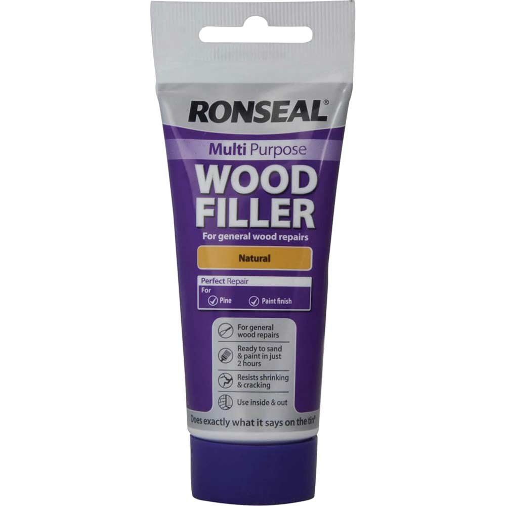 Ronseal 33635 Multipurpose Wood Filler Tube Natural 100G - Image 1