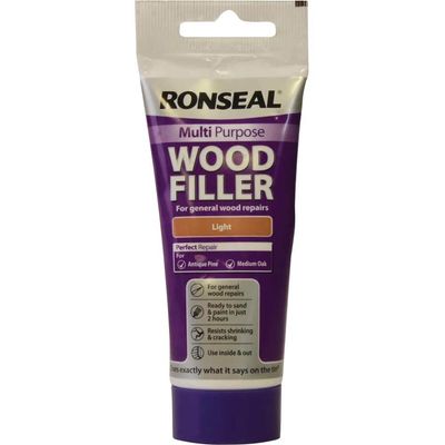 Ronseal 33636 Multipurpose Wood Filler Tube Light 100G