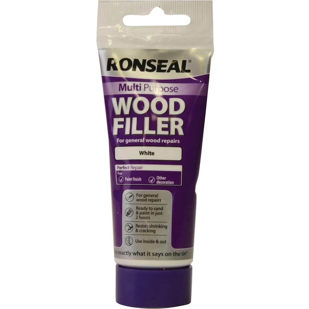 Ronseal 33639 Multipurpose Wood Filler Tube White 100G - Image 1