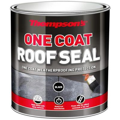 Ronseal 34750 Thompsonfts One Coat Roof Seal Black 5 Litre - Thumbnail 2