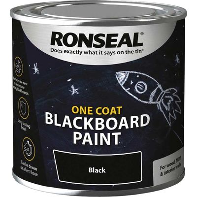 Ronseal 35227 One Coat Blackboard Paint 250Ml