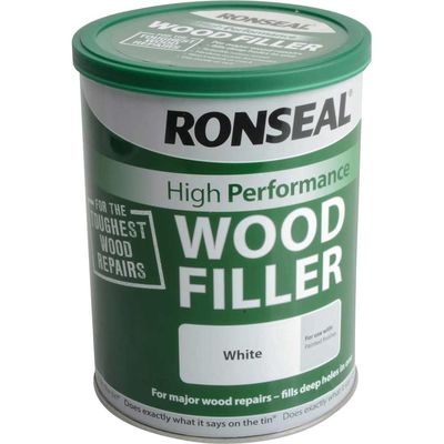 Ronseal 36660 High-Performance Wood Filler White 1Kg