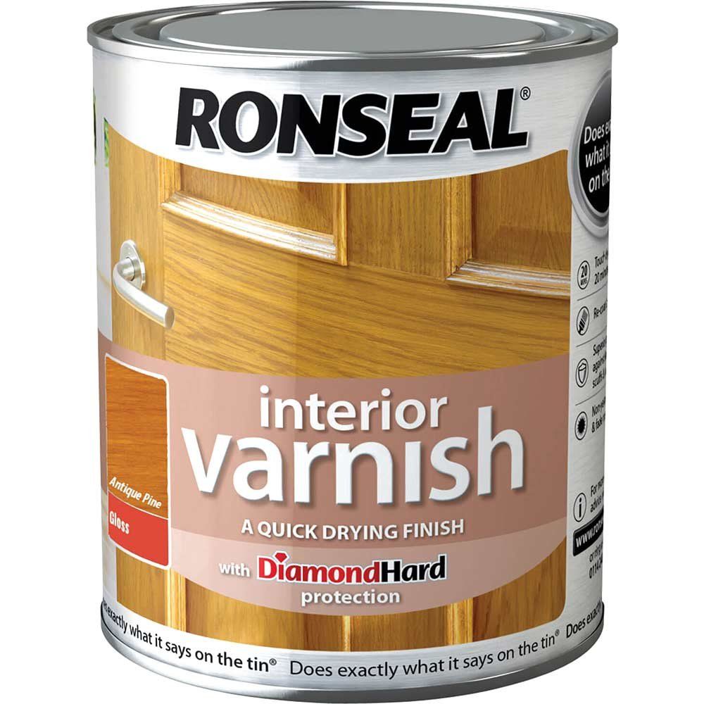 Ronseal Interior Quick Dry Gloss Varnish - Image 1
