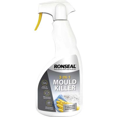 Ronseal 36962 3-In-1 Mould Killer Trigger Spray 500Ml