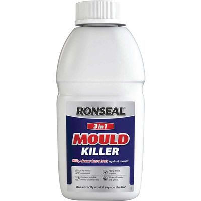 Ronseal 36963 3-In-1 Mould Killer Bottle 500Ml