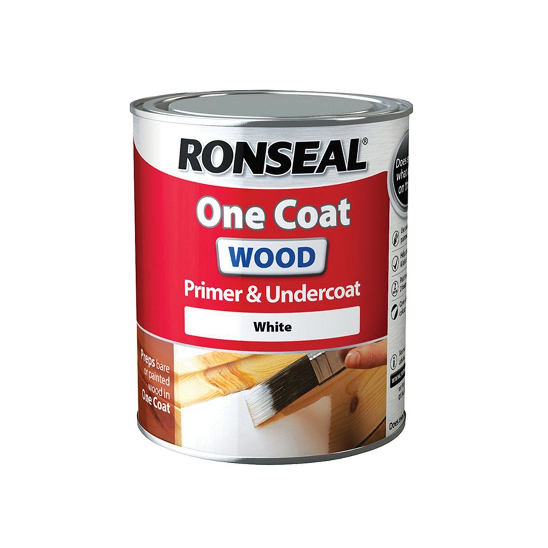 Ronseal 36996 One Coat Wood Primer 750Ml - Image 1