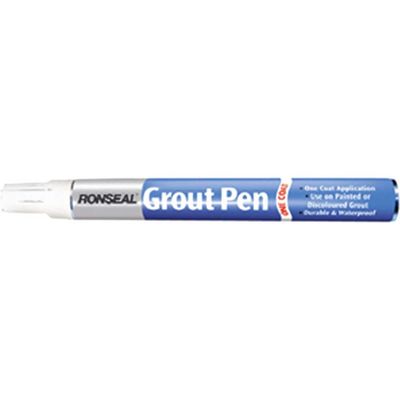 Ronseal 37326 One Coat Grout Pen Brilliant White 15Ml