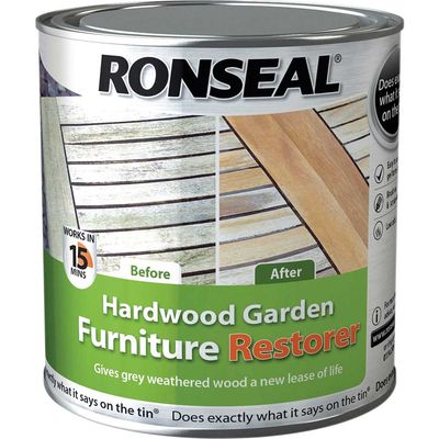 Ronseal 37359 Hardwood Garden Furniture Restorer 1 Litre