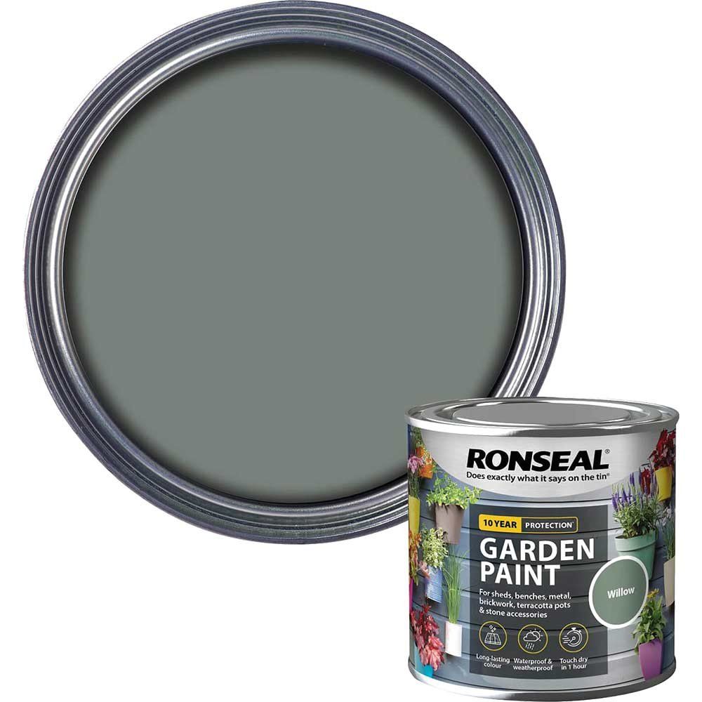 Ronseal 37372 Garden Paint Willow 250Ml - Image 1