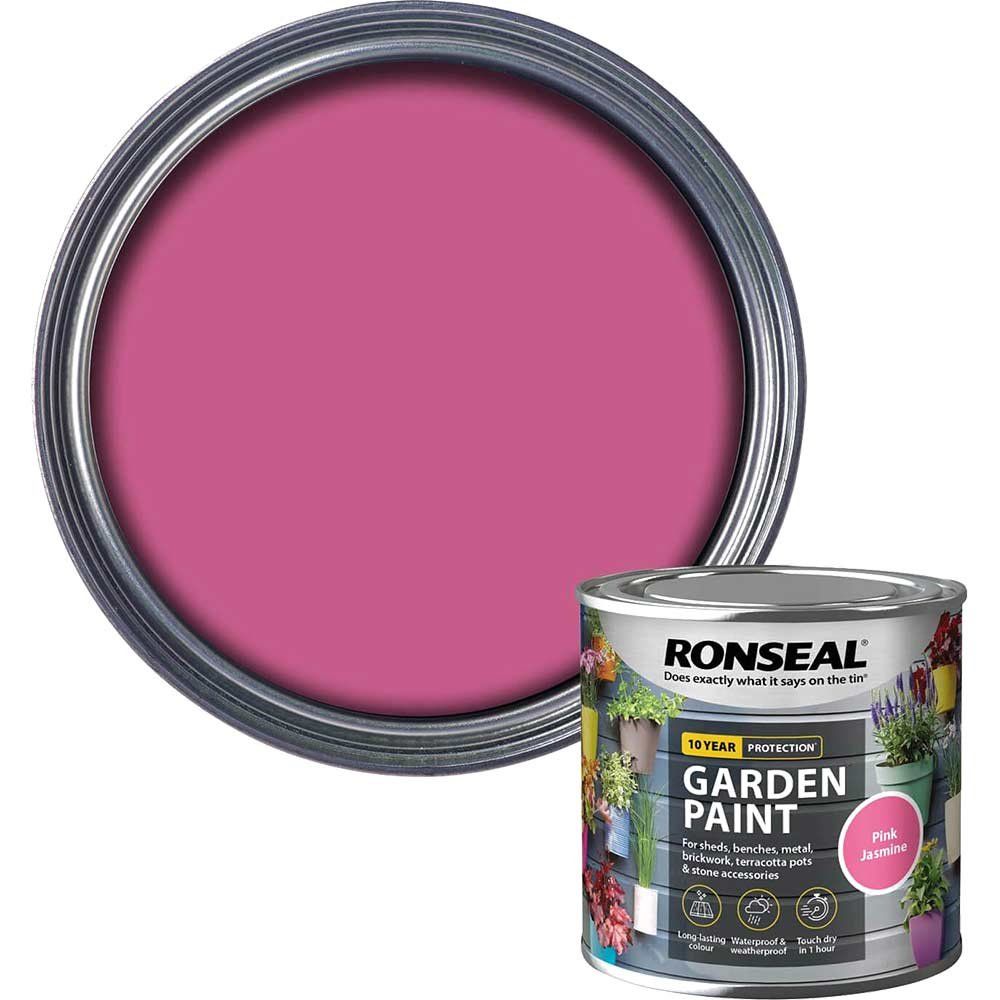 Ronseal 37383 Garden Paint Pink Jasmine 250Ml - Image 1