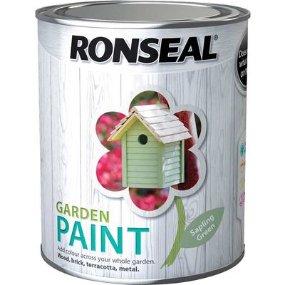 Ronseal 37394 Garden Paint Sapling Green 750Ml