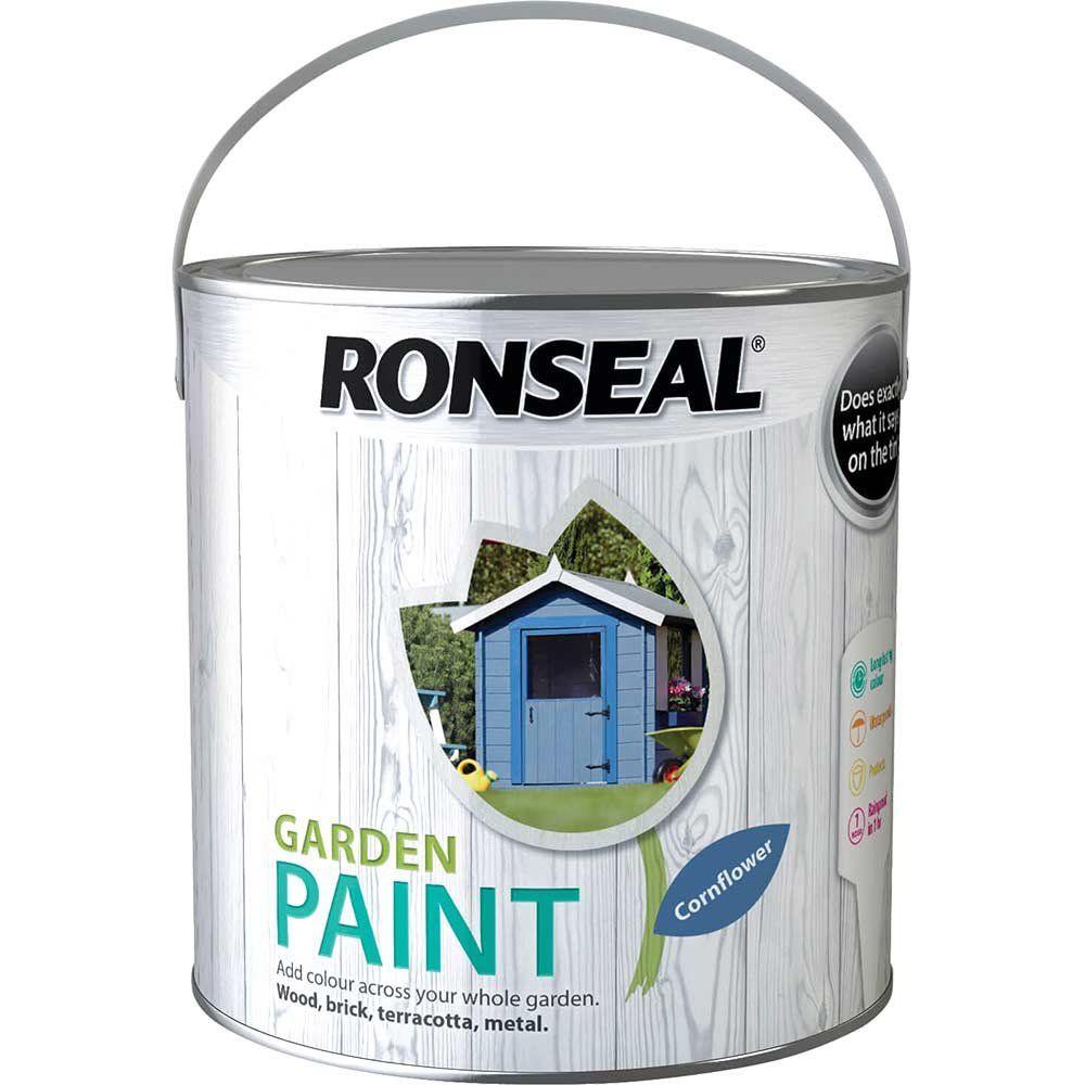 Ronseal 37423 Garden Paint Cornflower 2.5 Litre - Image 1