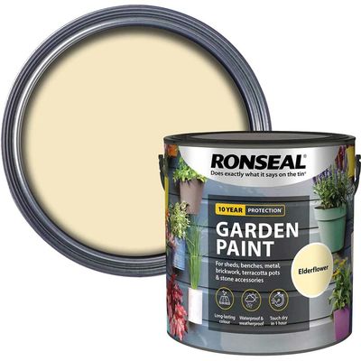 Ronseal 37427 Garden Paint Elderflower 2.5 Litre