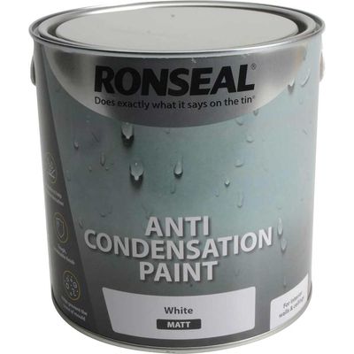 Ronseal 37475 Anti Condensation Paint White Matt 2.5 Litre