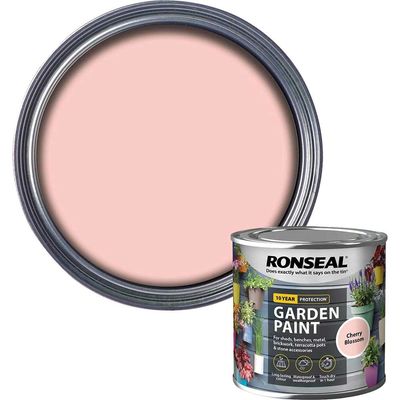 Ronseal 37599 Garden Paint Cherry Blossom 250Ml