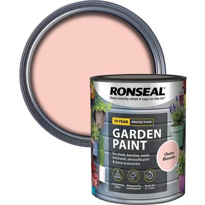 Ronseal 37606 Garden Paint Cherry Blossom 750Ml
