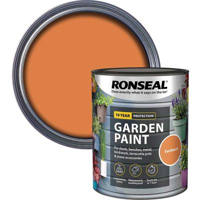 Ronseal 37609 Garden Paint Sunburst 750Ml