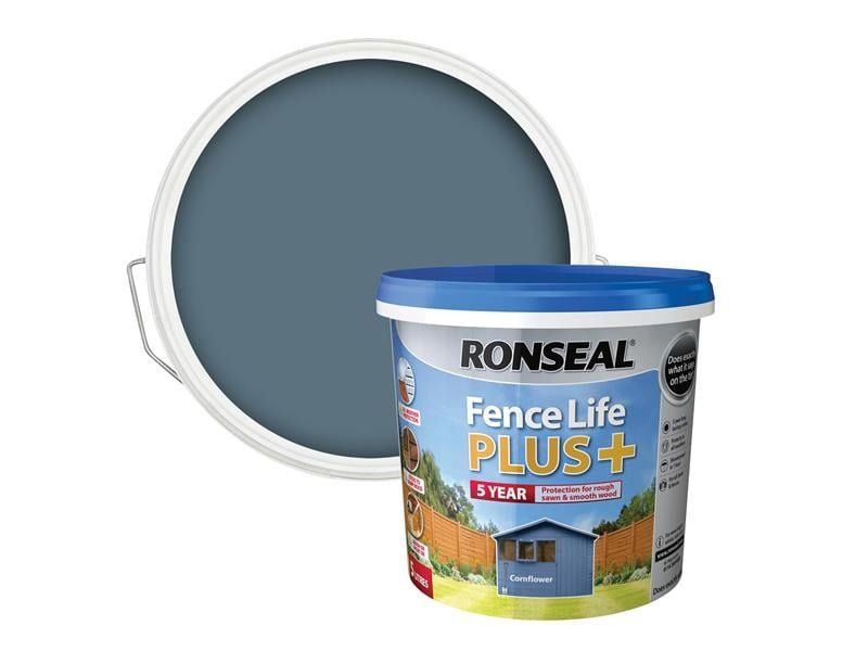 Ronseal Fence Life Plus 5 Year Protection Shed & Fence Paint - Image 1